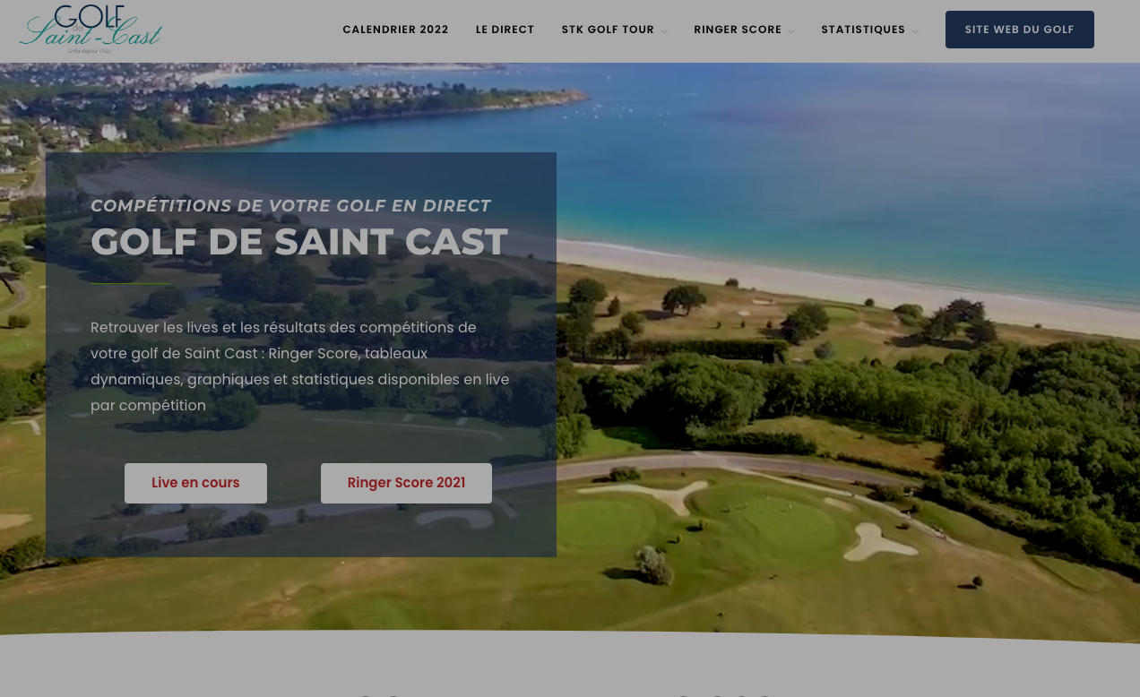 Lire la suite à propos de l’article Lancement du site web saintcast.monclub.golf